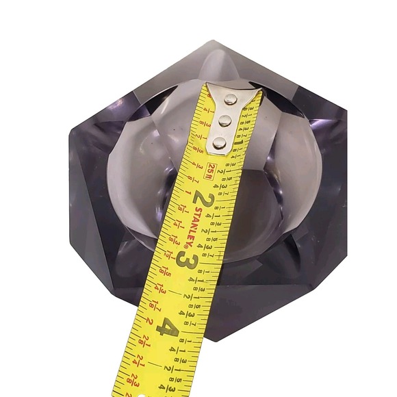 Mid-Century Faceted Murano Glass Ashtray/Bowl by Flavio Poli Seguso Italy - Picture 10 of 10